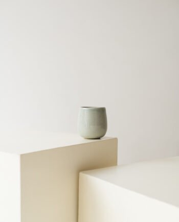 Vaso redondeado grande