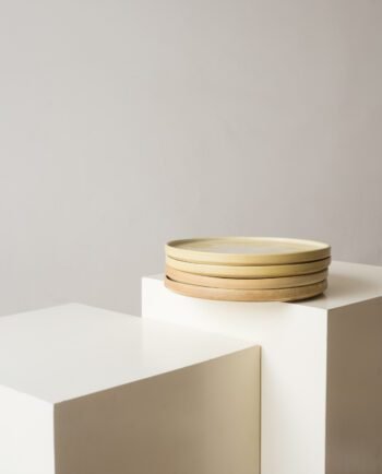 Set de 4 Platos Planos Con Borde 26 Ø